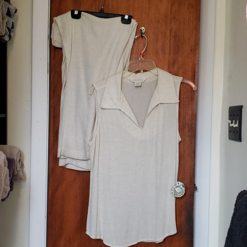 Linen top and pants